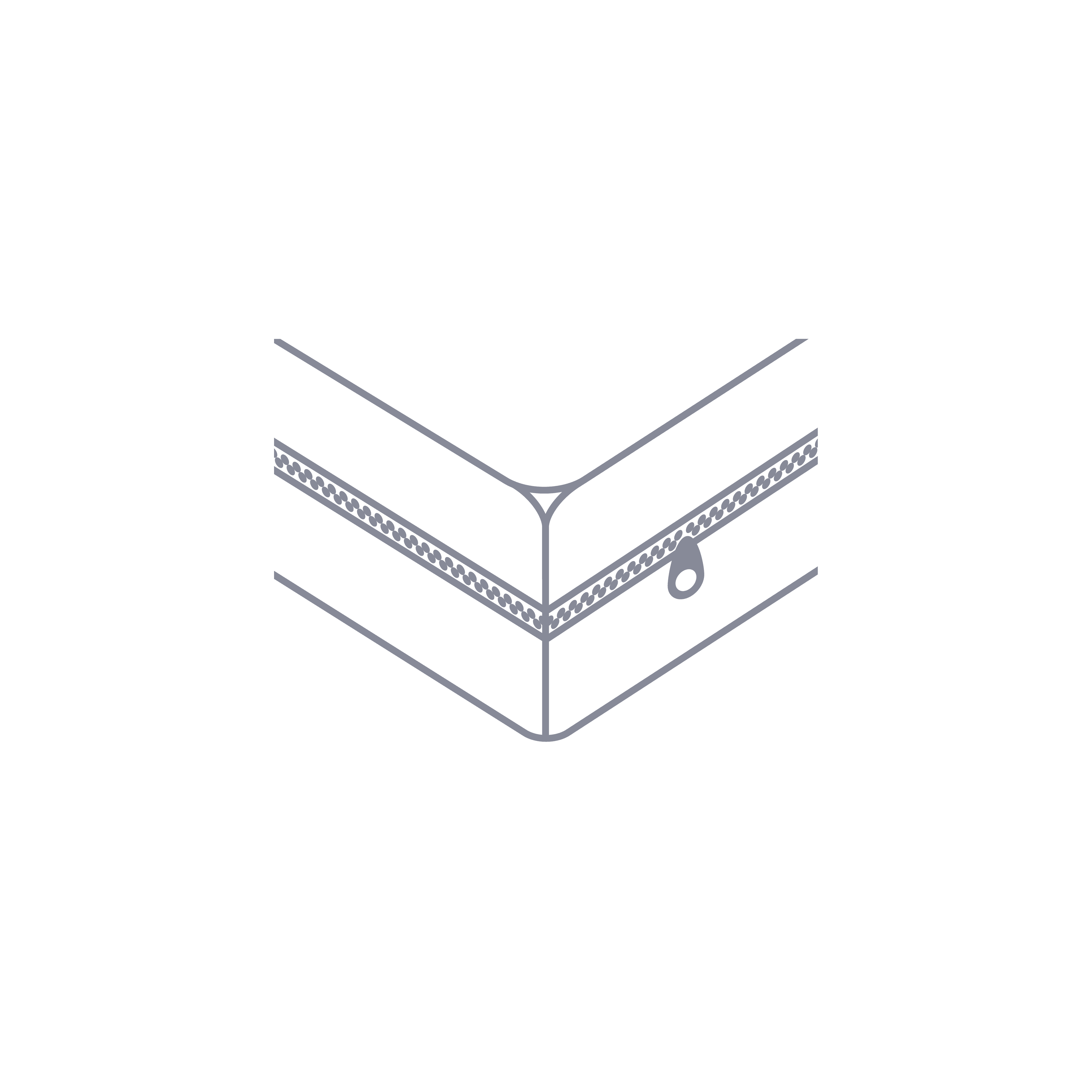 Einfach abnehmbare Auflage, 1 Reissverschluss