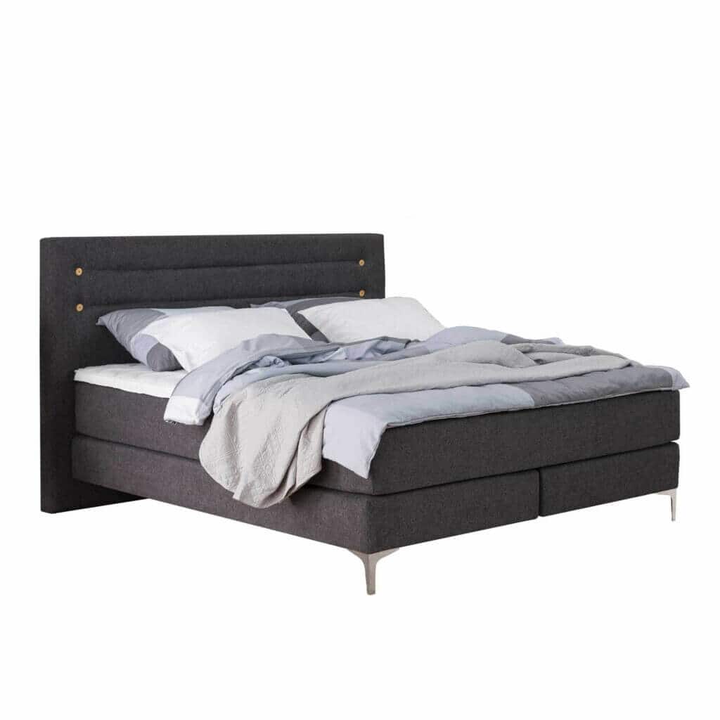 basics by BICO Boxspring Calla Button Anthrazite