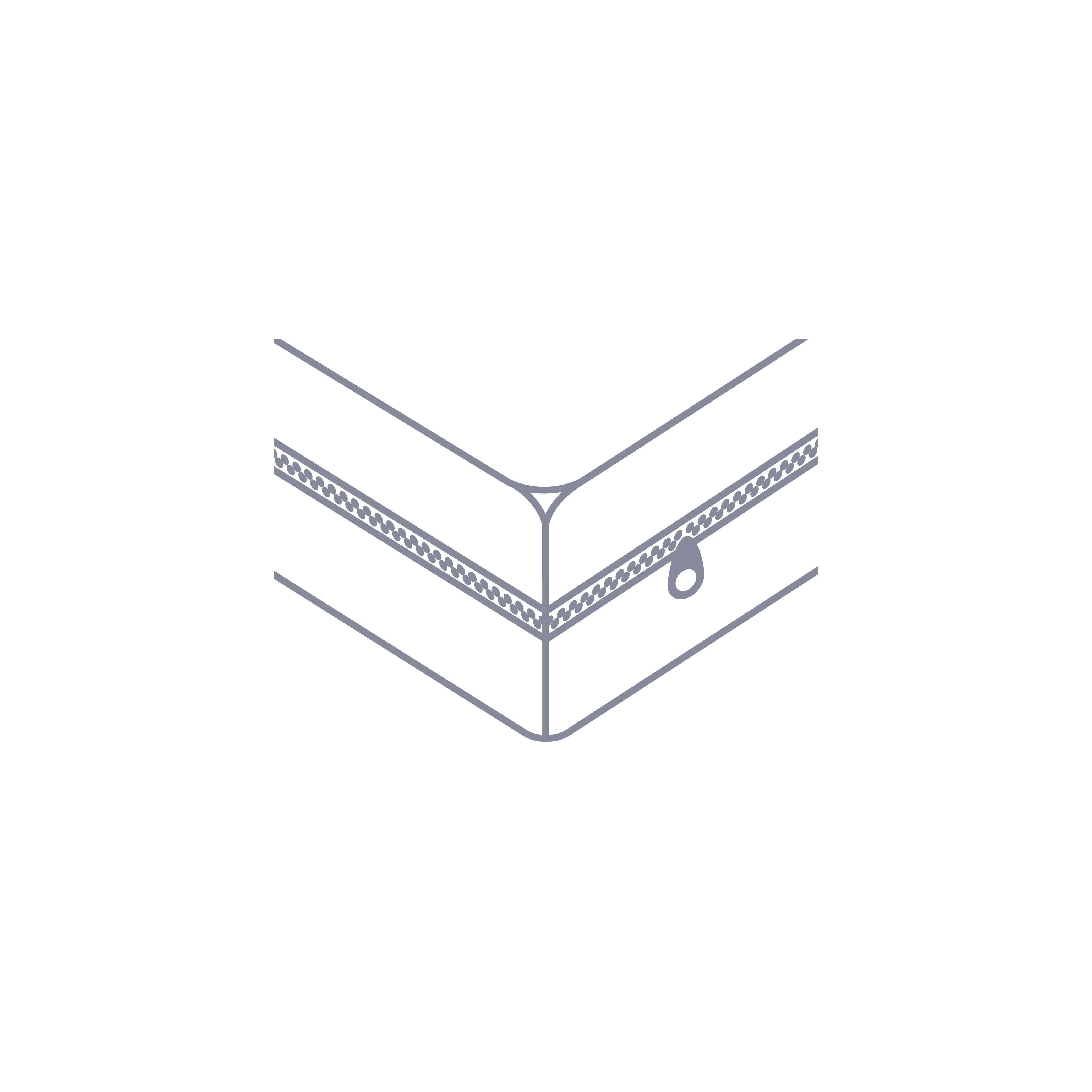 Einfach abnehmbare Auflage, 1 Reissverschluss