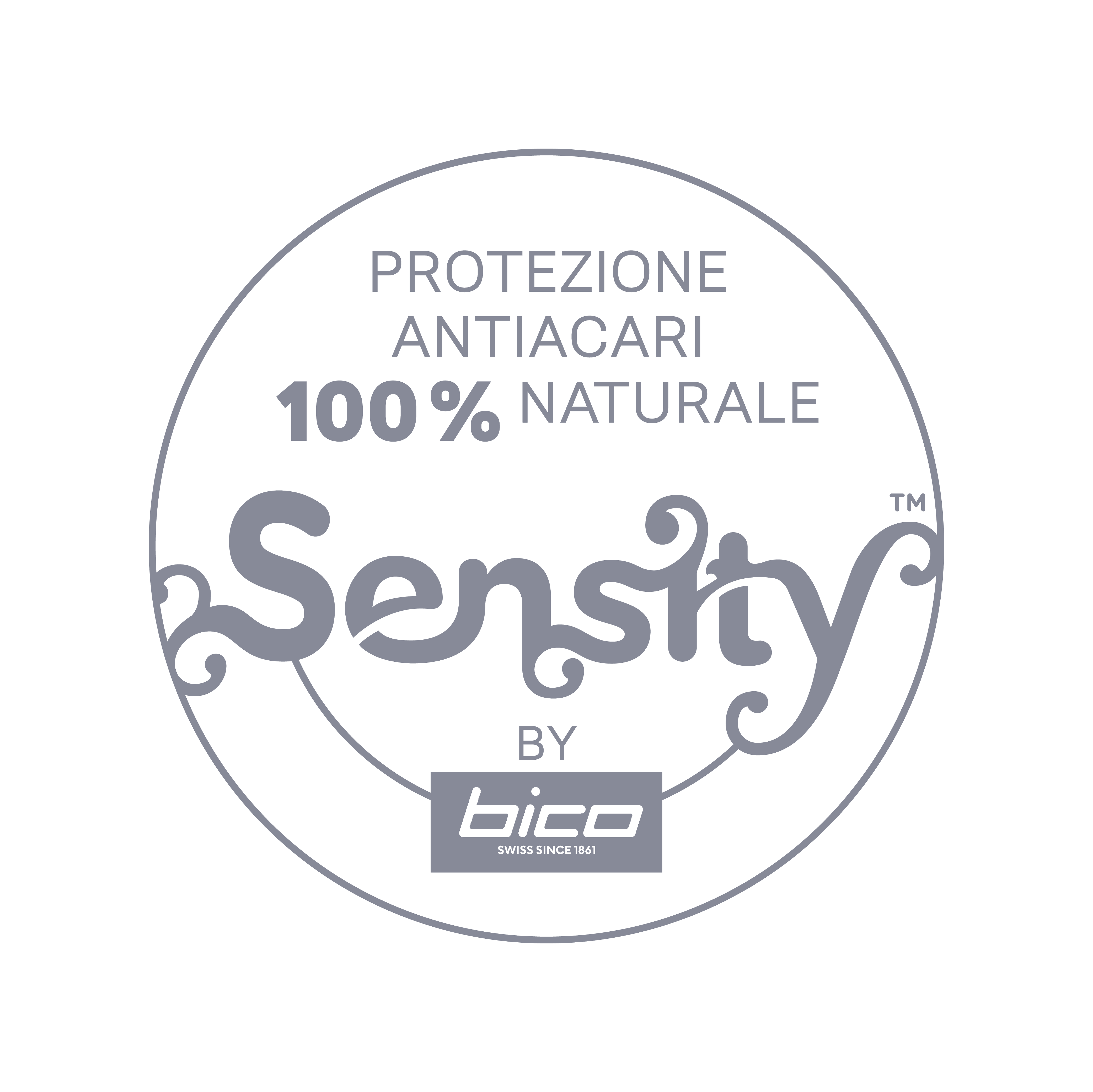 100% protezione contro gli acari Sensity™