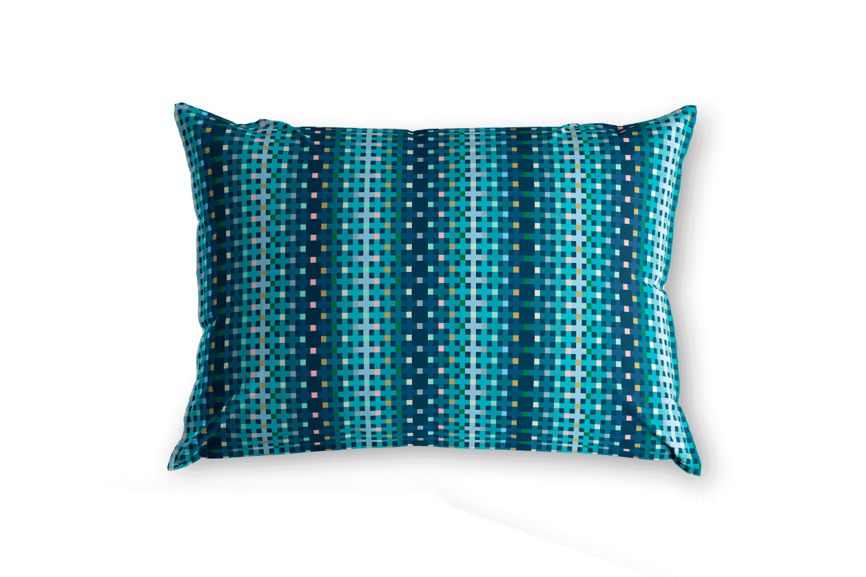 Selection by Bico Squares Kissen blue