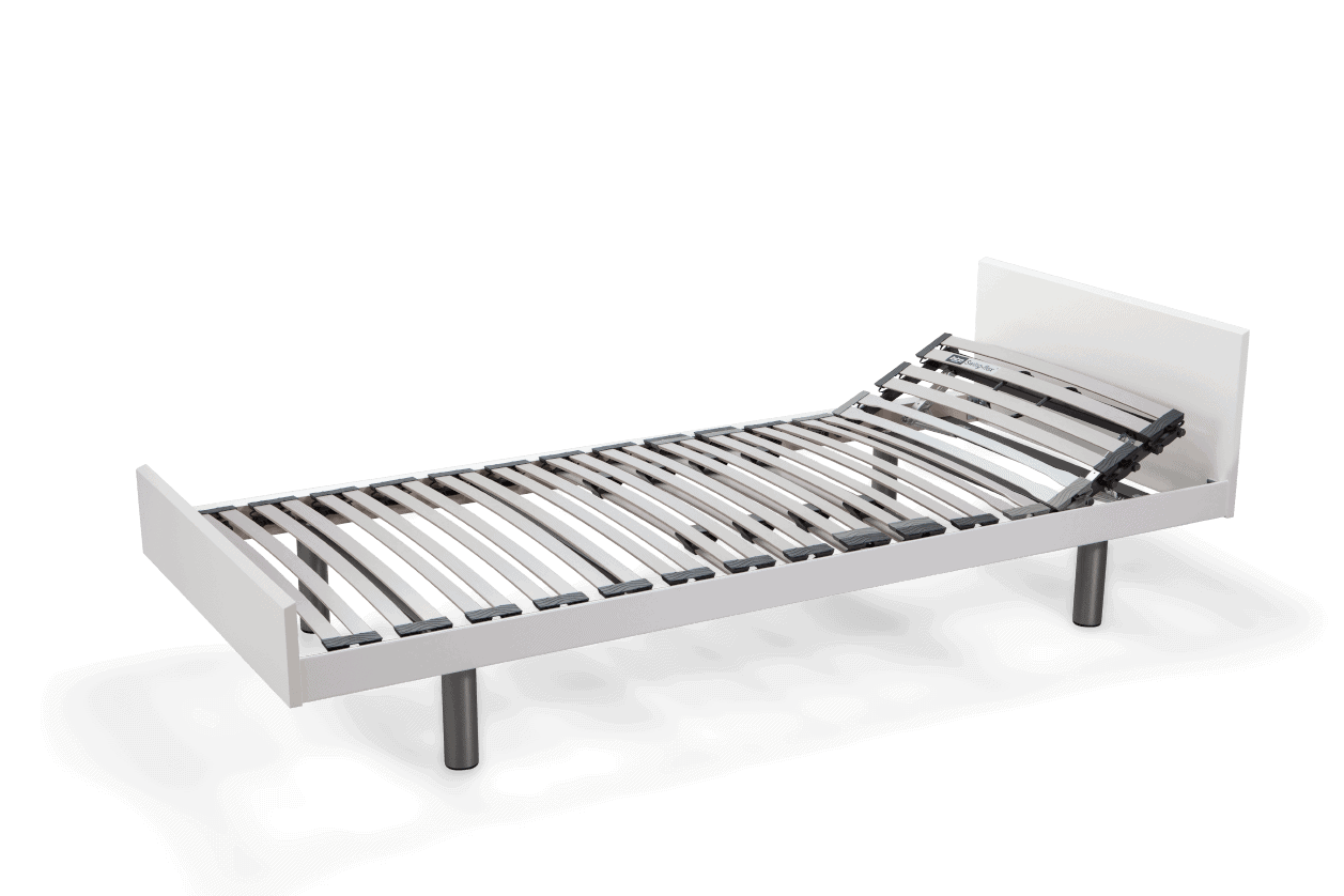 Bico Swing Flex Couch A Lattenrost weiss lackiert