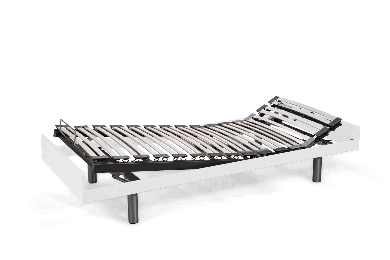 Bico Swing Flex Couch B Lattenrost Buche naturweiss lackiert