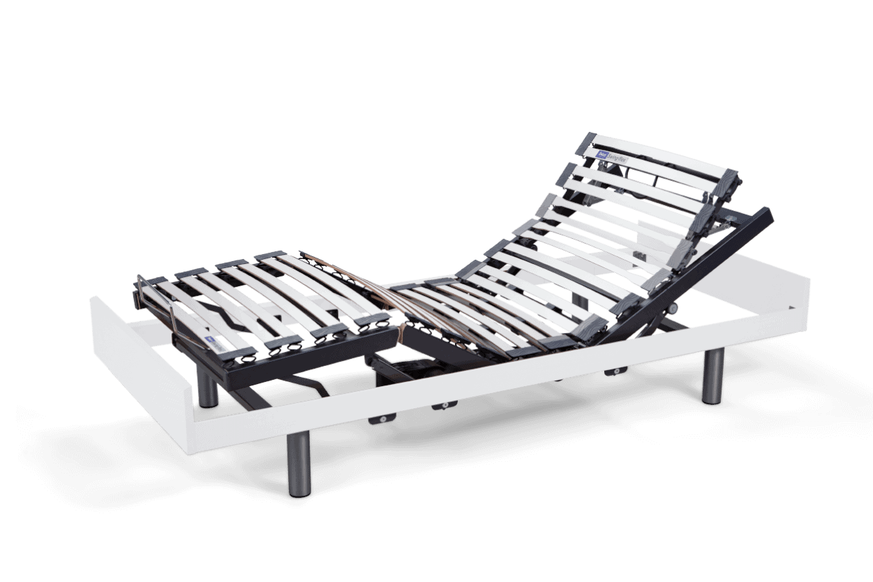 Bico Swing Flex Couch M2 Lattenrost Buche naturweiss lackiert
