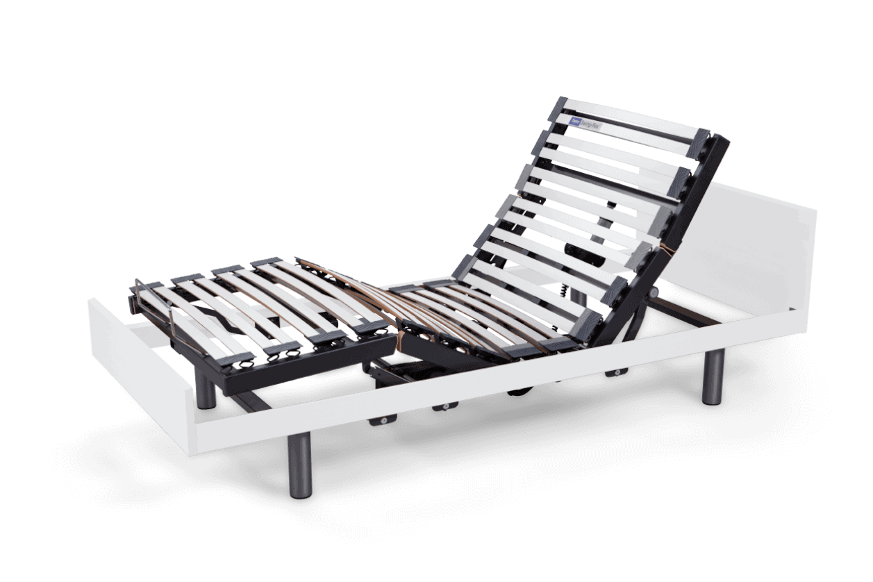 Bico Swing Flex Couch M3 Lattenrost Buche naturweiss lackiert